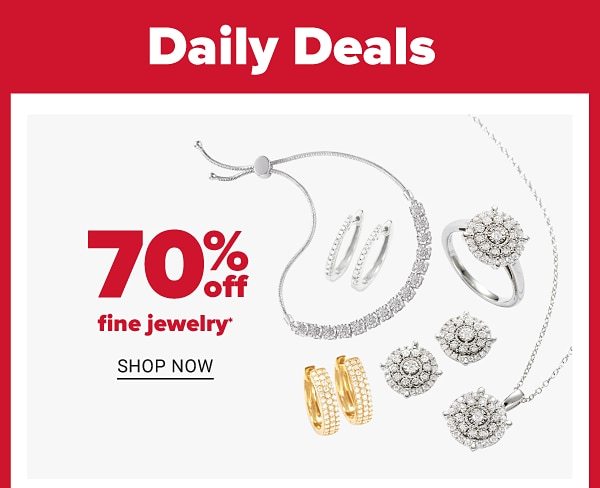 Daily Deals - 70% off fine jewelry. Shop Now.