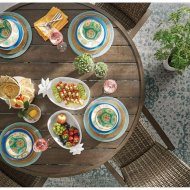 Stoneware Pineapple Serving Set