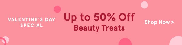 Valentine's Day Special: Up to 50% Off Beauty Treats