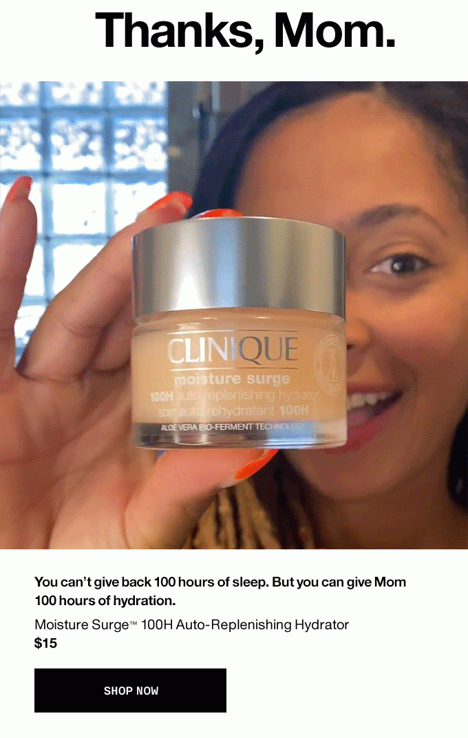 Our glow-to Mother's Day gifts. - Clinique Online Email Archive