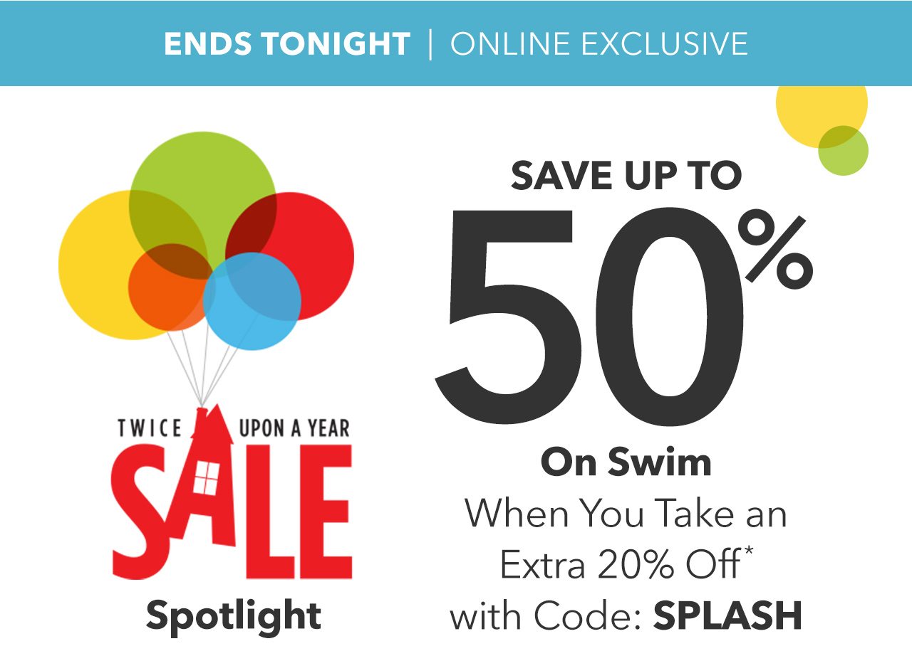 Up to 50% on Swim | Shop Now