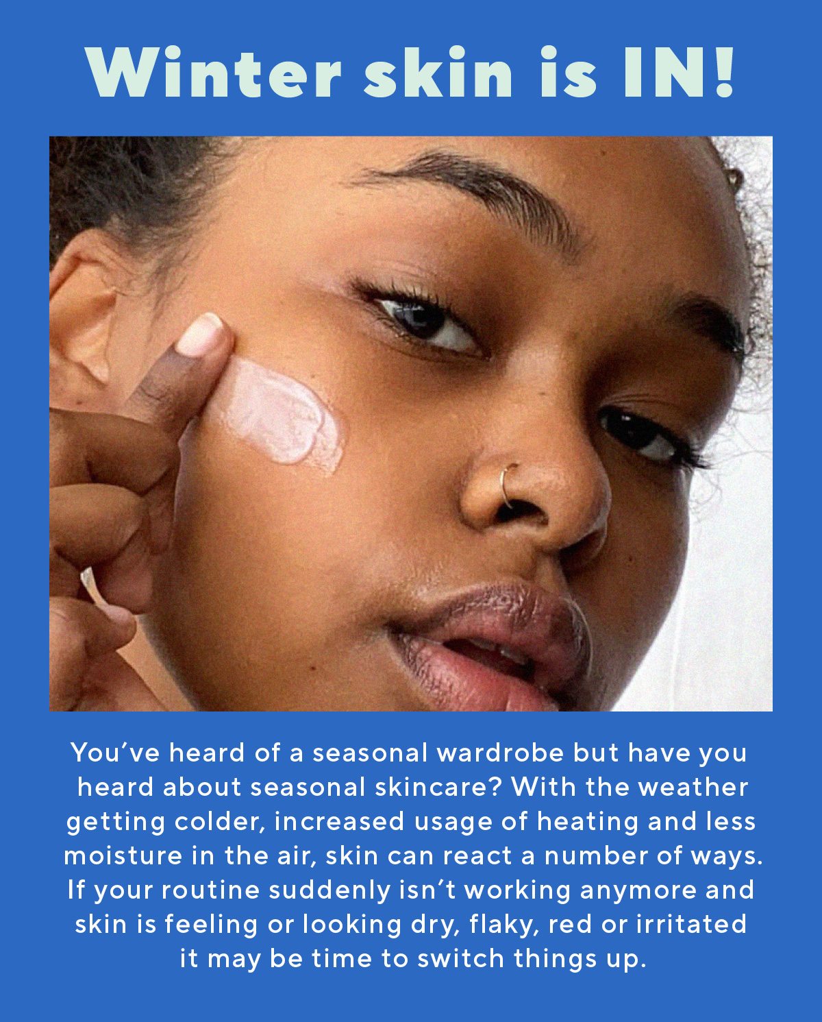 Winter skin is IN!