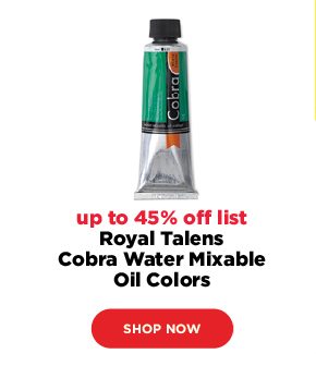 Royal Talens Cobra Water Mixable Oil Colors - up to 45% off list
