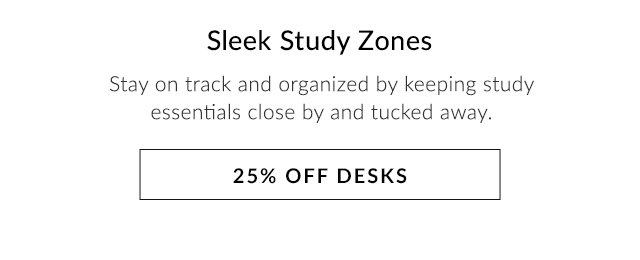 SLEEO STUDY ZONES - 25% OFF DESKS