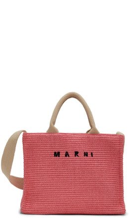 Marni - Pink East West Shopping Tote