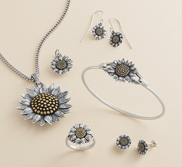 Sunflower Collection with Bronze