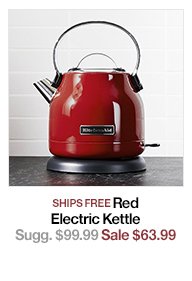 Red Electric Kettle