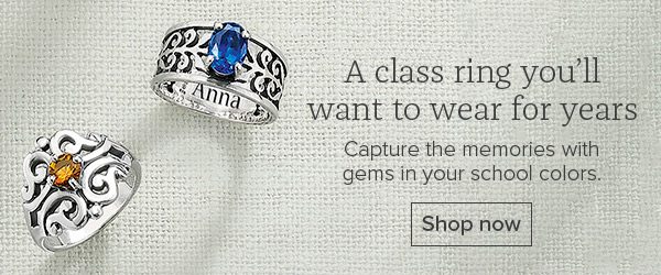 A class ring you'll want to wear for years - Capture the memories with gems in your school colors. Shop now