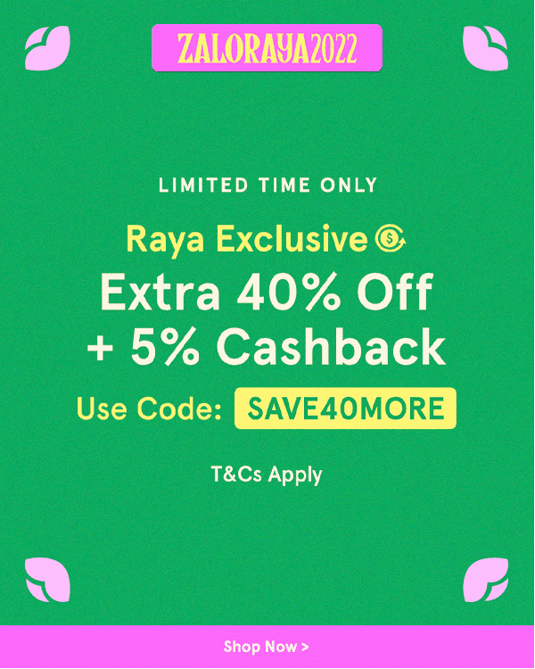 Extra 40% Off + 5% Cashback!