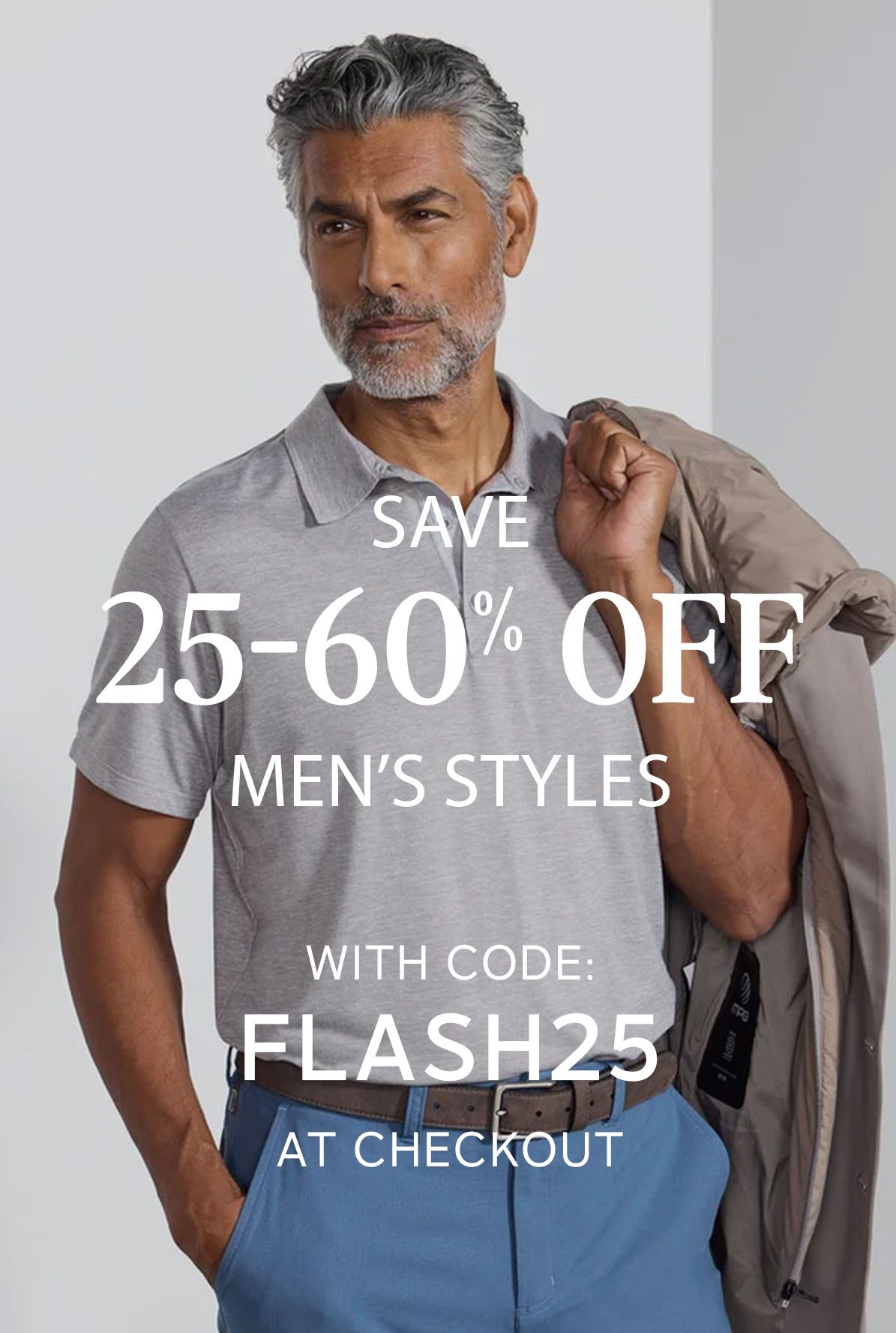 Men's Flash sale 25% off