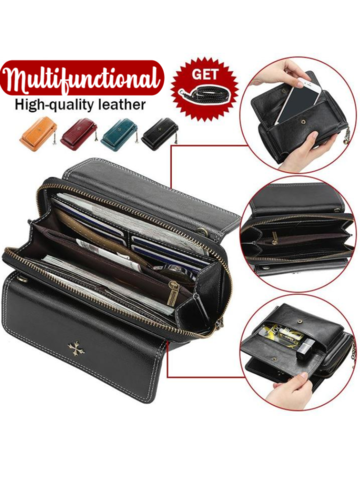 Multifunctional Zipper Wallet Phone Bags