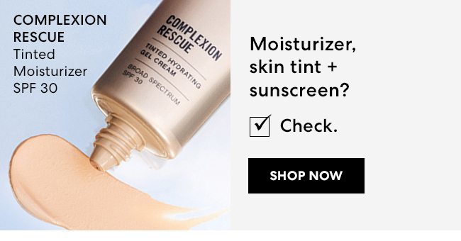 COMPLEXION RESCUE Tinted Moisturizer SPF 30 - Moisturizer, skin tint + sunscreen? Check. - Shop Now
