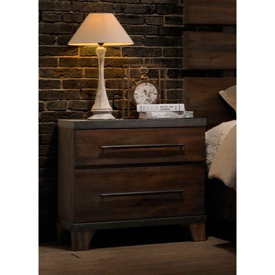 Forge Rustic Brown Nightstand