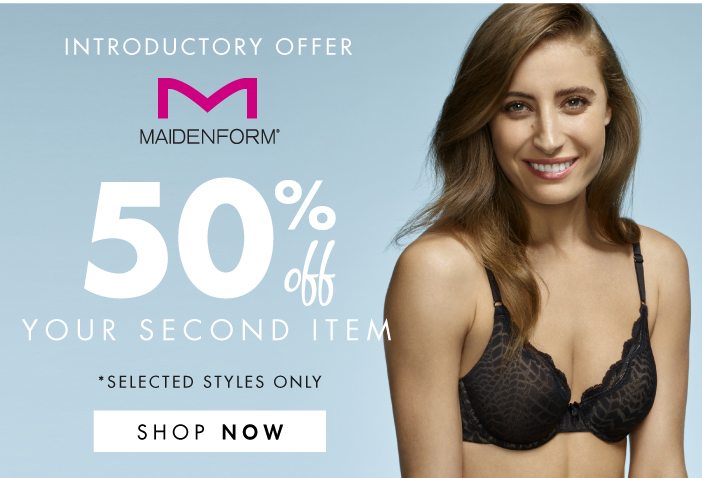 50% off second item