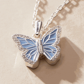 Butterfly Mantra Necklace | Shop Now