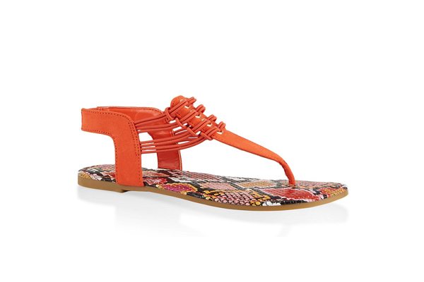 Cord Detail Thong Sandals