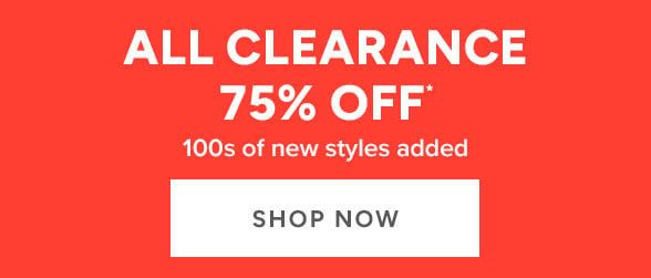 75% off Clearance