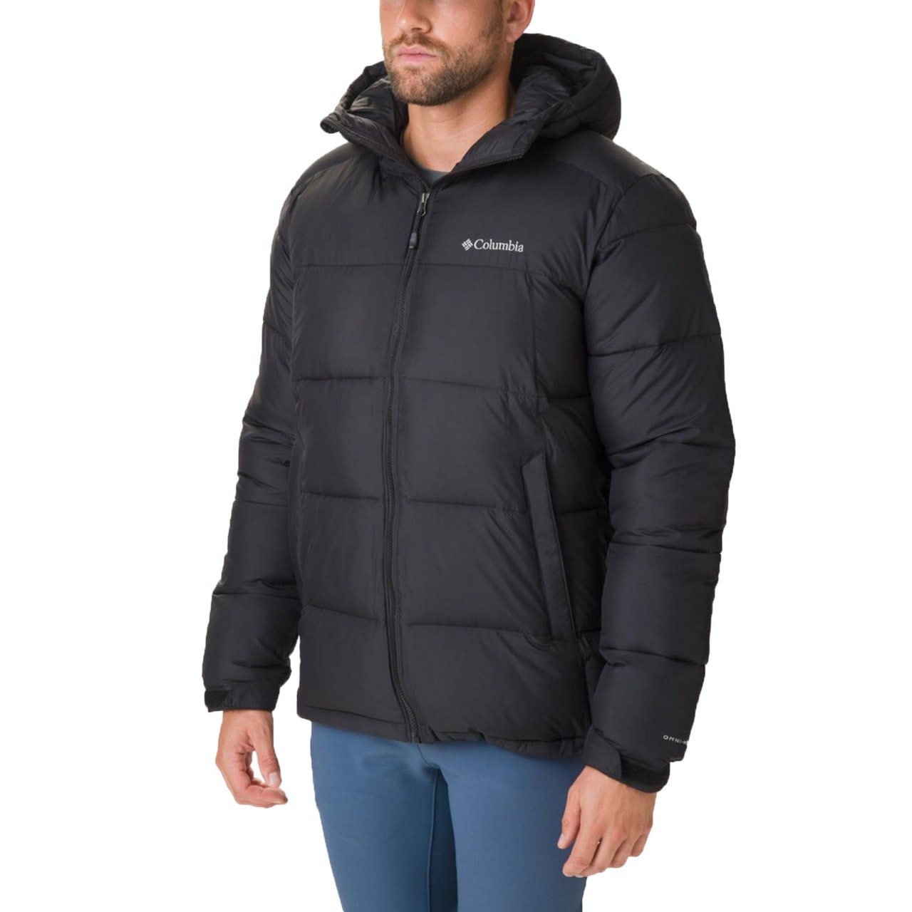 Columbia Pike Lake Hooded Mens Jacket - Black