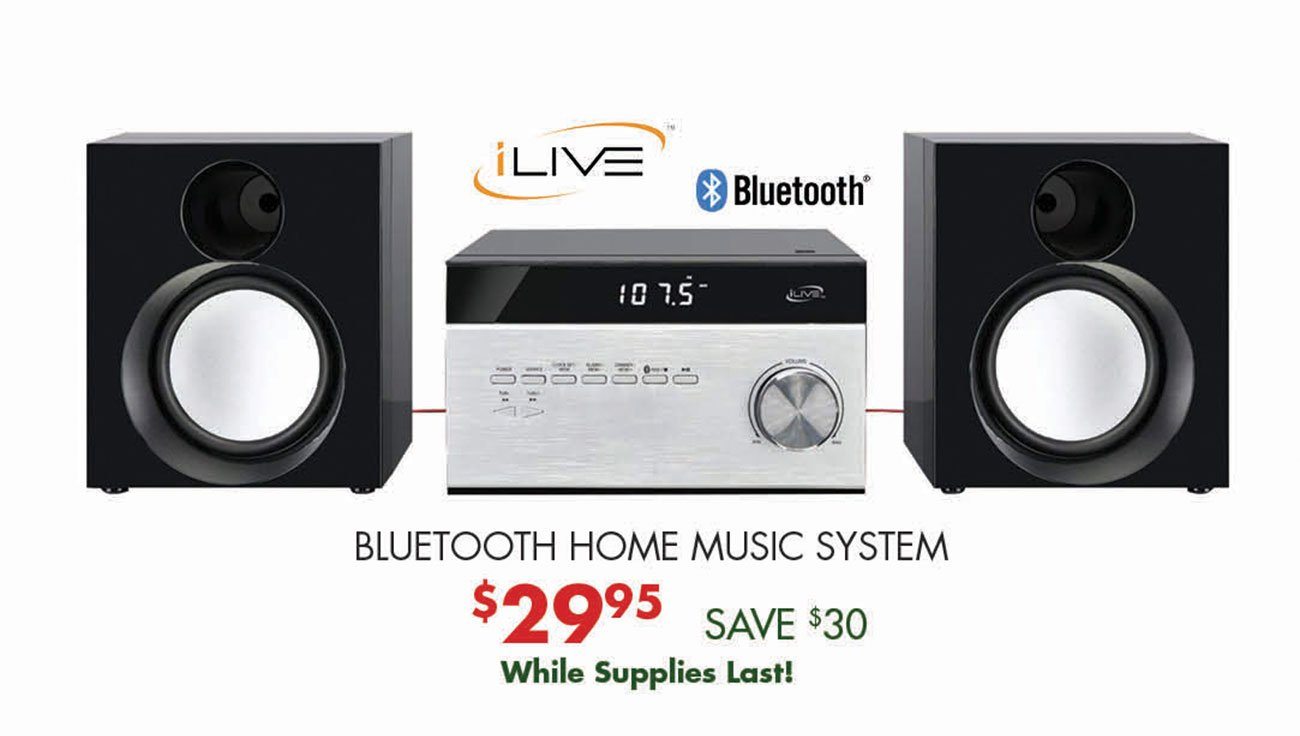 iLive-Bluetooth-Home-Music-System