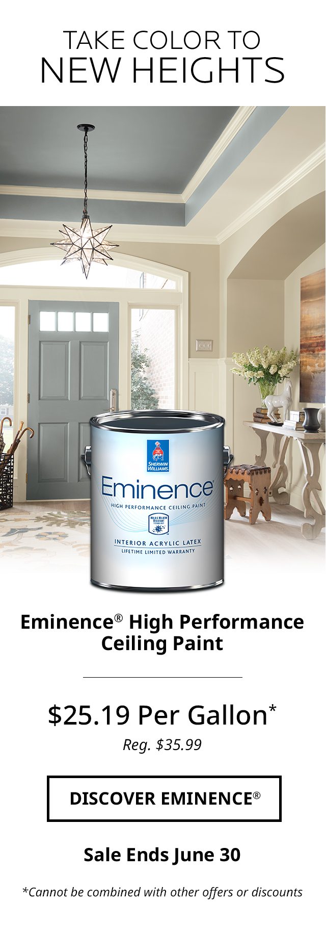 Take Color To New Heights With Eminence® Ceiling Paint - Discover Eminence®