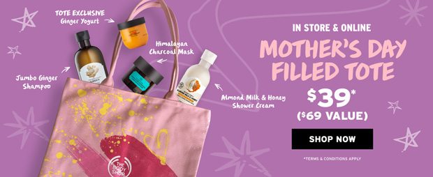 Body shop store mother's day 2019