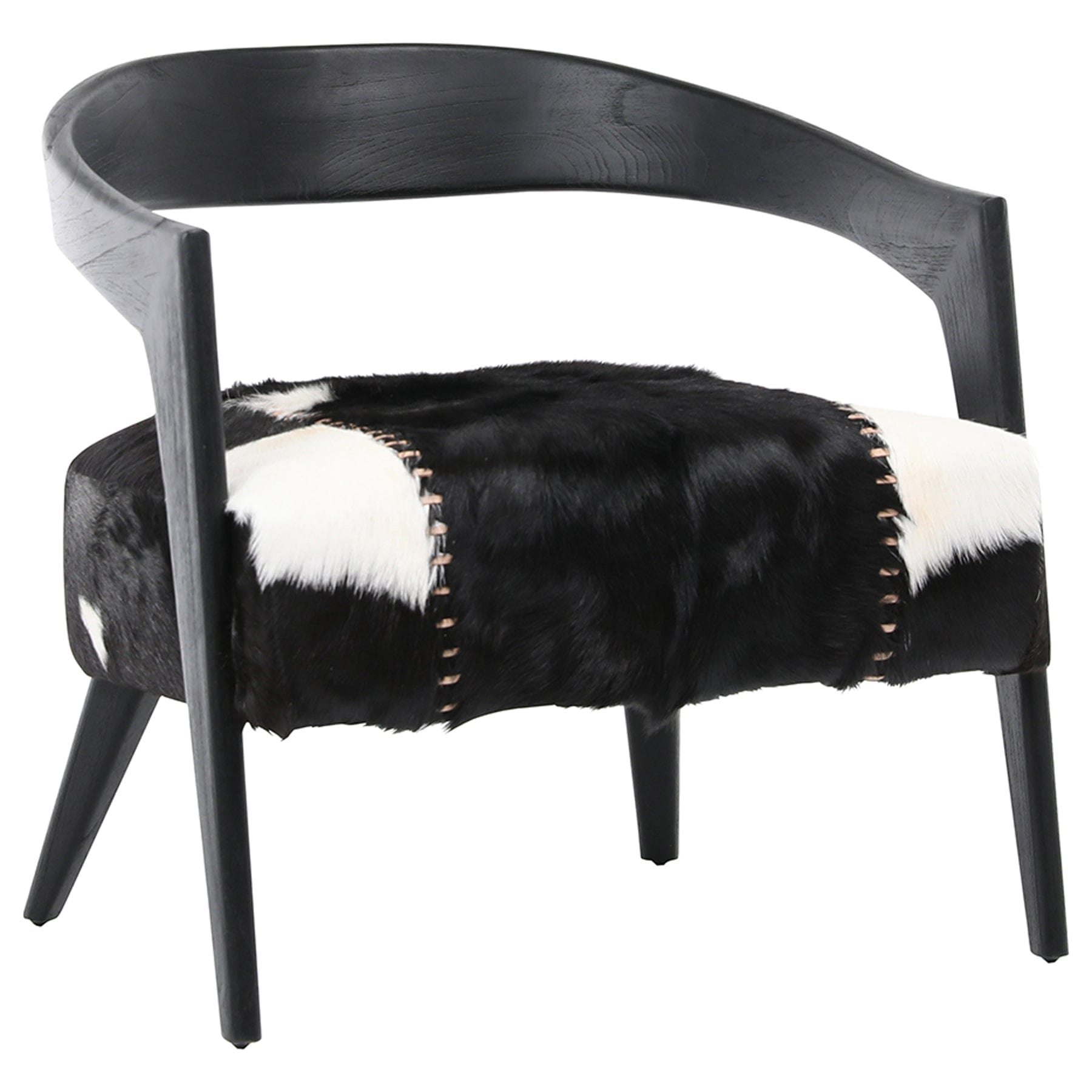 Image of Liara Occasional Chair, Black and White