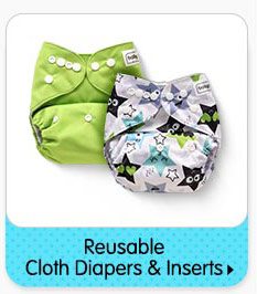 Reusable Cloth Diapers & Inserts