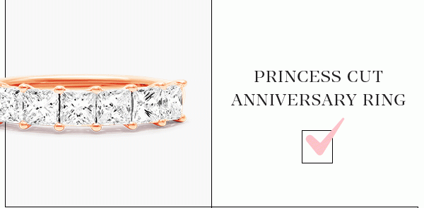 Princess Cut Anniversary Ring