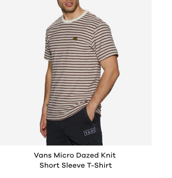 Vans Micro Dazed Knit Short Sleeve T-Shirt