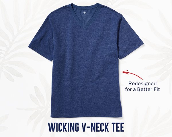 94529 | HARBOR BAY WICKING JERSEY V-NECK TEE