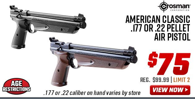 Crosman American Classic .177 or .22 Pellet Air Pistol