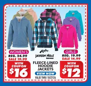 Jackson Hole Women's Fleece Lined Hoodie