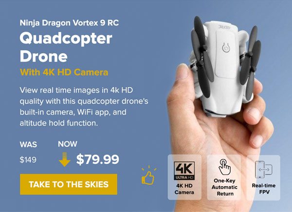 Ninja Dragon Quadcopter Drone | Take to the Skies 