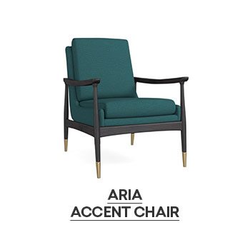 Aria accent chair. Shop now.