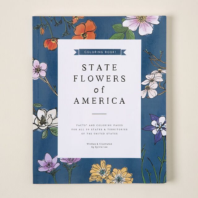 State Flower Coloring Book