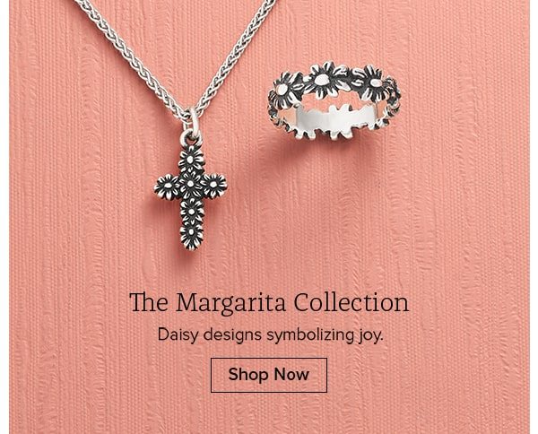 The Margarita Collection - Daisy designs symbolizing joy. Shop Now