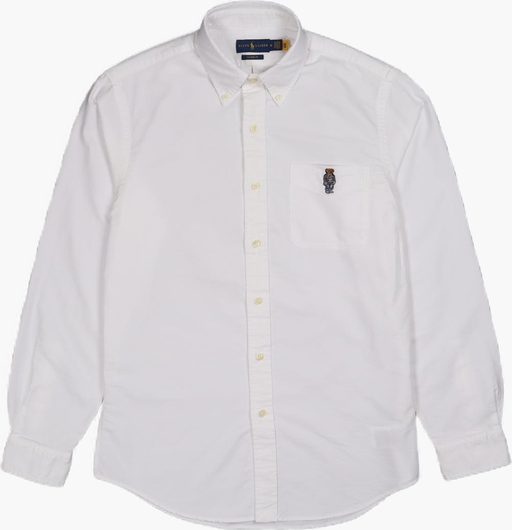 Custom Fit Polo Bear Oxford Shirt