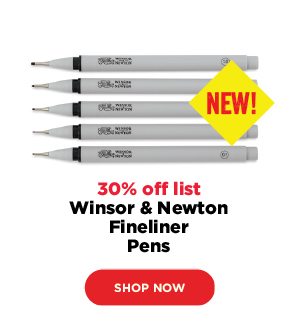NEW! Winsor & Newton Fineliner Pens - 30% off list 