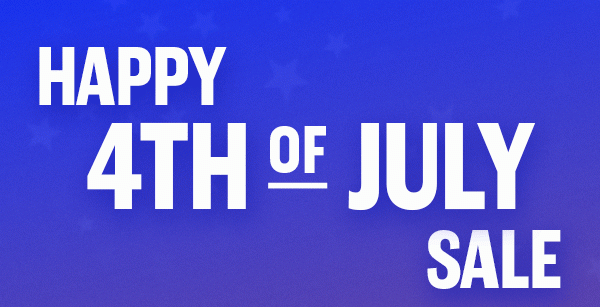 HAPPY 4TH OF JULY SALE