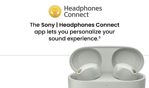 The Sony | Headphones Connect app lets you personalize your sound experience.(5)