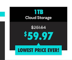 FolderFort 1TB Cloud Storage Pro Plan: Lifetime Subscription