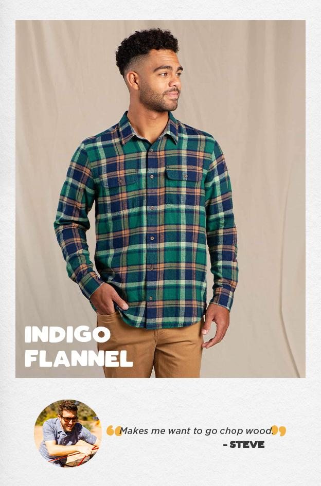 Steve's Pick: Indigo Flannel