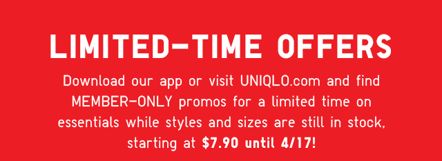 HERO - LIMIED-TIME OFFERS