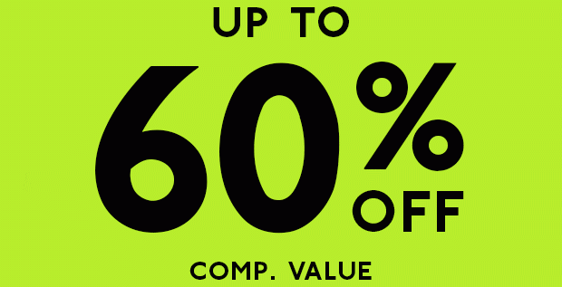 UP TO 60% OFF