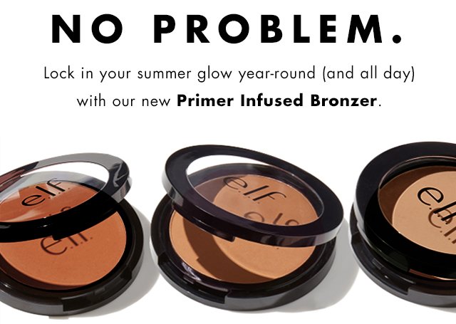 Lock in your summer glow year-around (and all day) with our new Primer Infused Bronzer