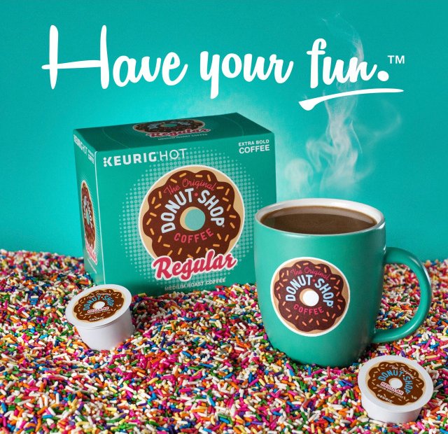 Have your fun.™ | KEURIGHOT DONUT SHOP Regular MEDIUM ROAST COFFEE