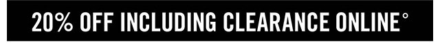 20% off Including Clearance