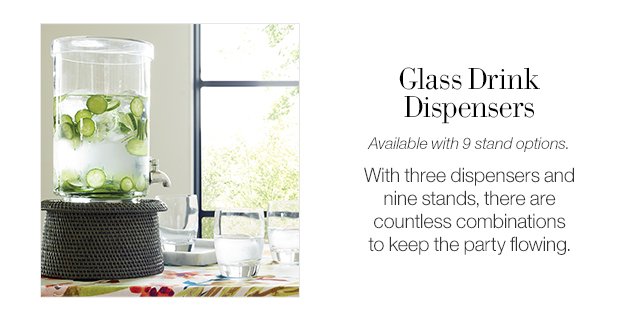 Glass Drink Dispensers