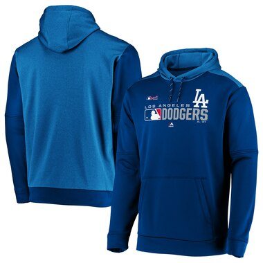Los Angeles Dodgers Majestic Authentic Collection Team Distinction Pullover Hoodie - Royal