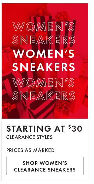 SHOP WOMEN'S CLEARANCE SNEAKERS